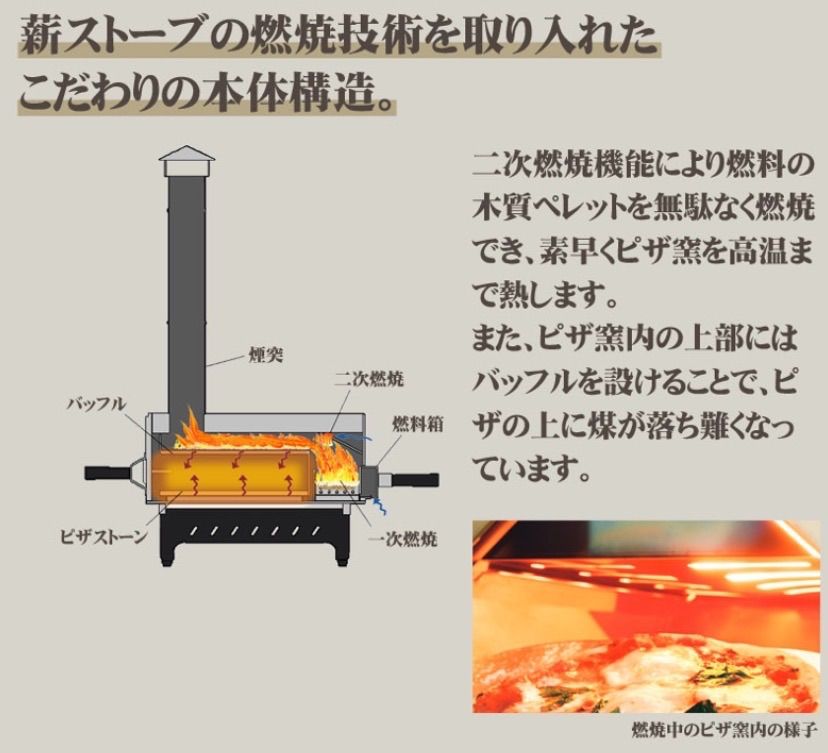 ホンマ製作所　ポータブルピザオーブン ピザ窯 オーブン  HPP-400BK