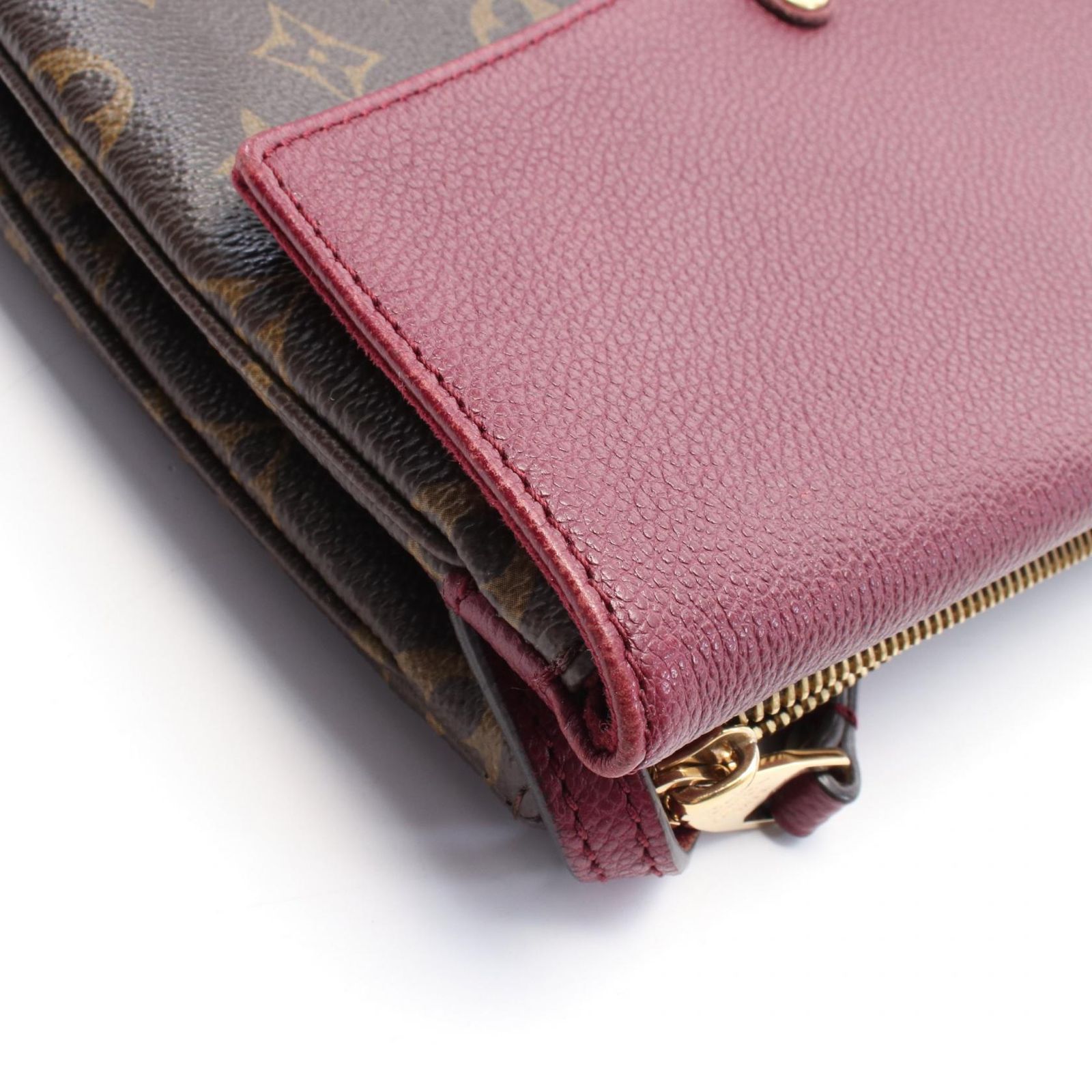 ルイ・ヴィトン LOUIS VUITTON トワイス ツインセット ショルダーバッグ バッグ PVCコーティングキャンバス レザー モノグラム レディース ブラウン系 / ピンク系 M50183 【中古】 LOUIS VUITTON - ルイ・ヴィトン LOUIS VUITTON トワイス ツインセット