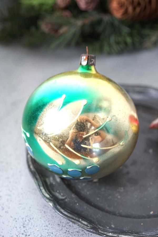 クリスマスオーナメント 吹きガラス