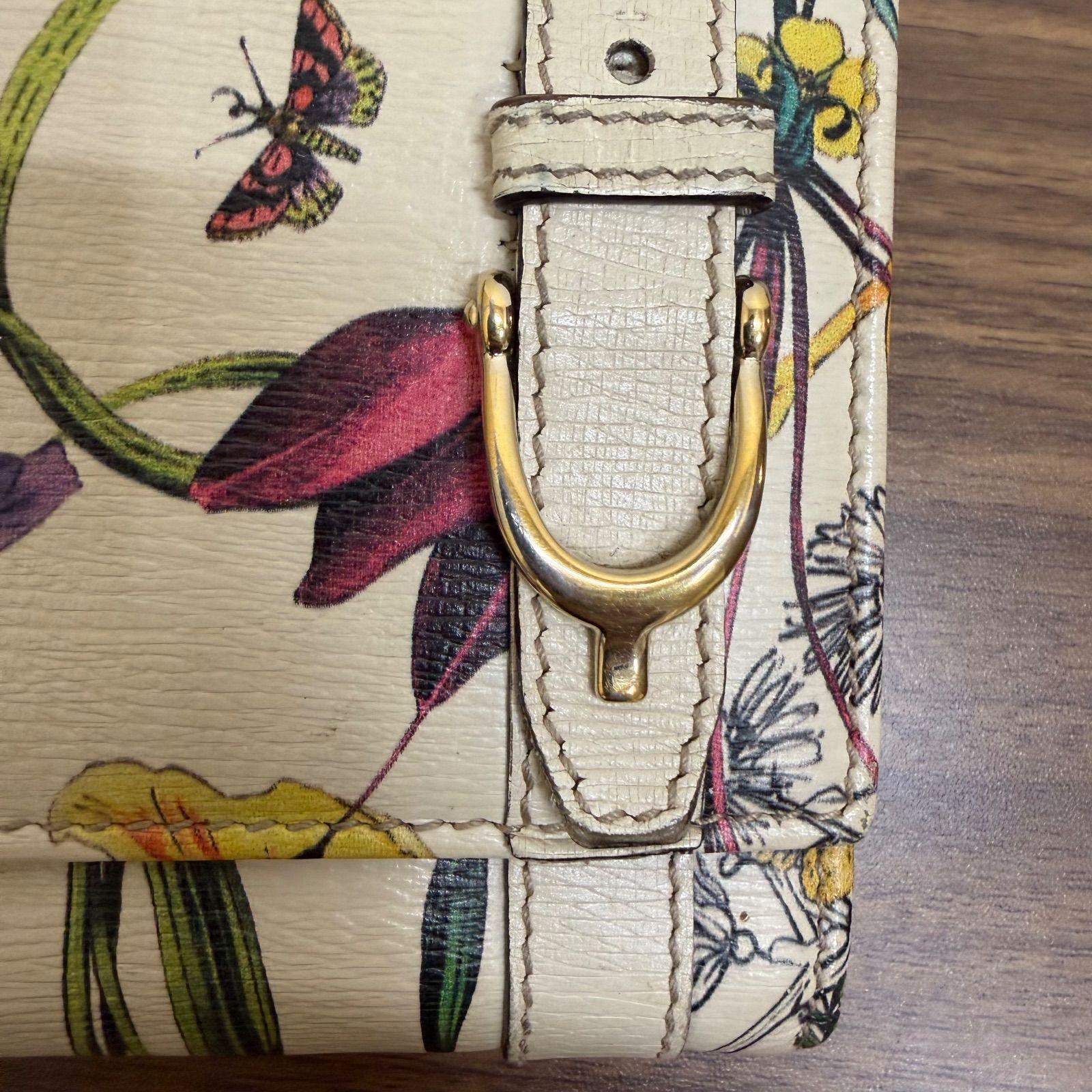 ◎GUCCI グッチ 長財布 二つ折り 309760 フローラ ボタニカル 花柄 