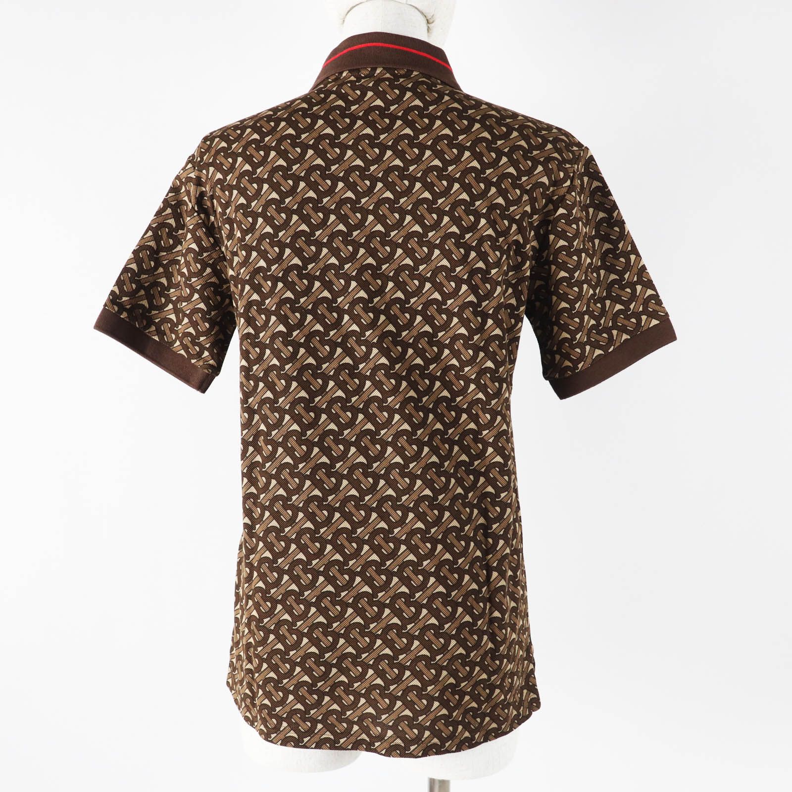 美品◎BURBERRY バーバリー 8018544 TBモノグラム ラバーロゴ