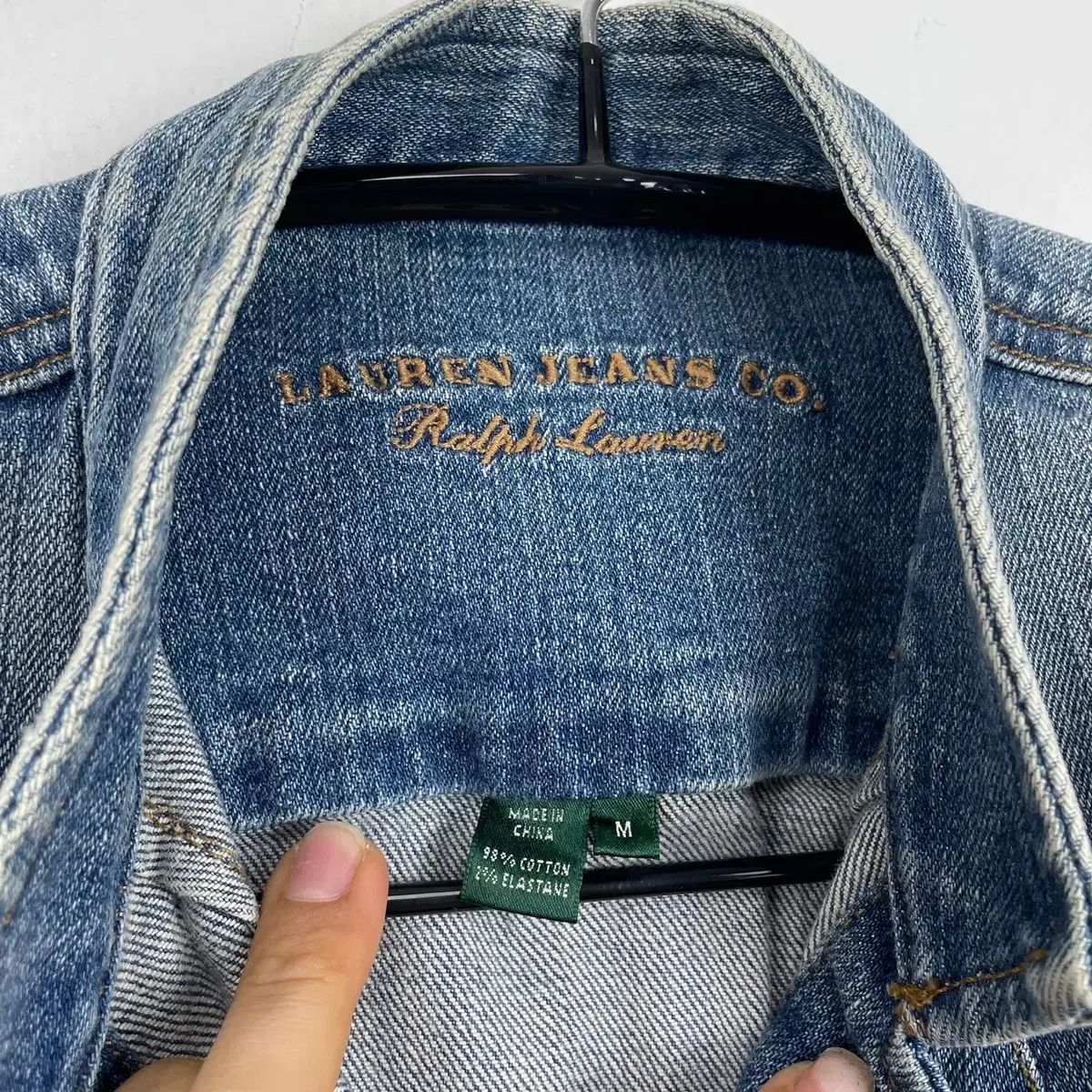 LAUREN R LAUREN*機能性抜群*ベスト付き*デニムジャケット ポロ Ralph Lauren(ラルフローレン) デニム デニムジャケット