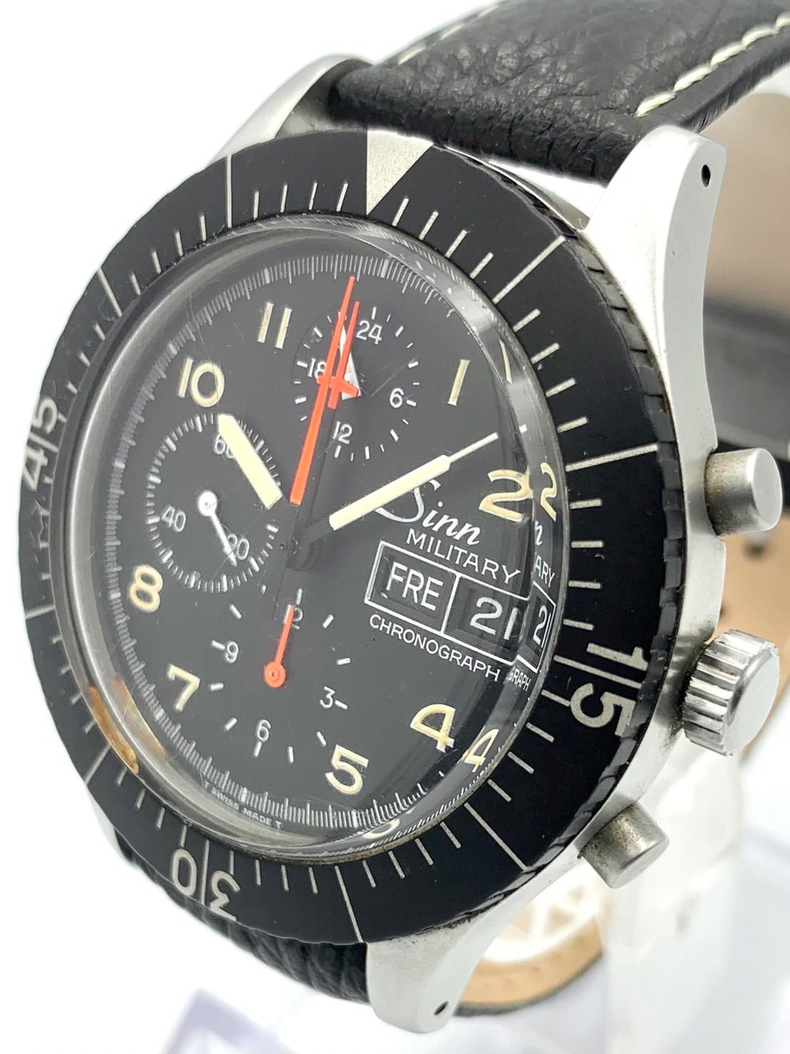 ジン sinn 156b ミニタリークロノグラフ