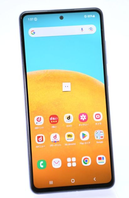 【液晶美品】SIMフリー docomo Galaxy A52 5G SC-53B オーサムバイオレット