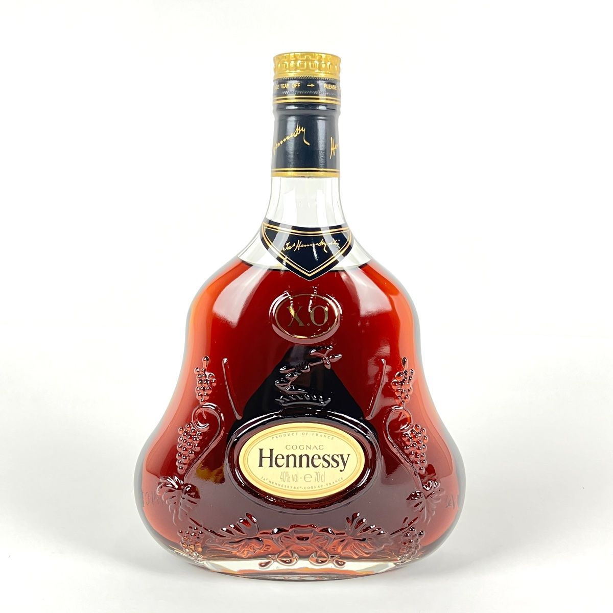 ヘネシー Hennessy XO 金キャップ クリアボトル 700ml ブランデー