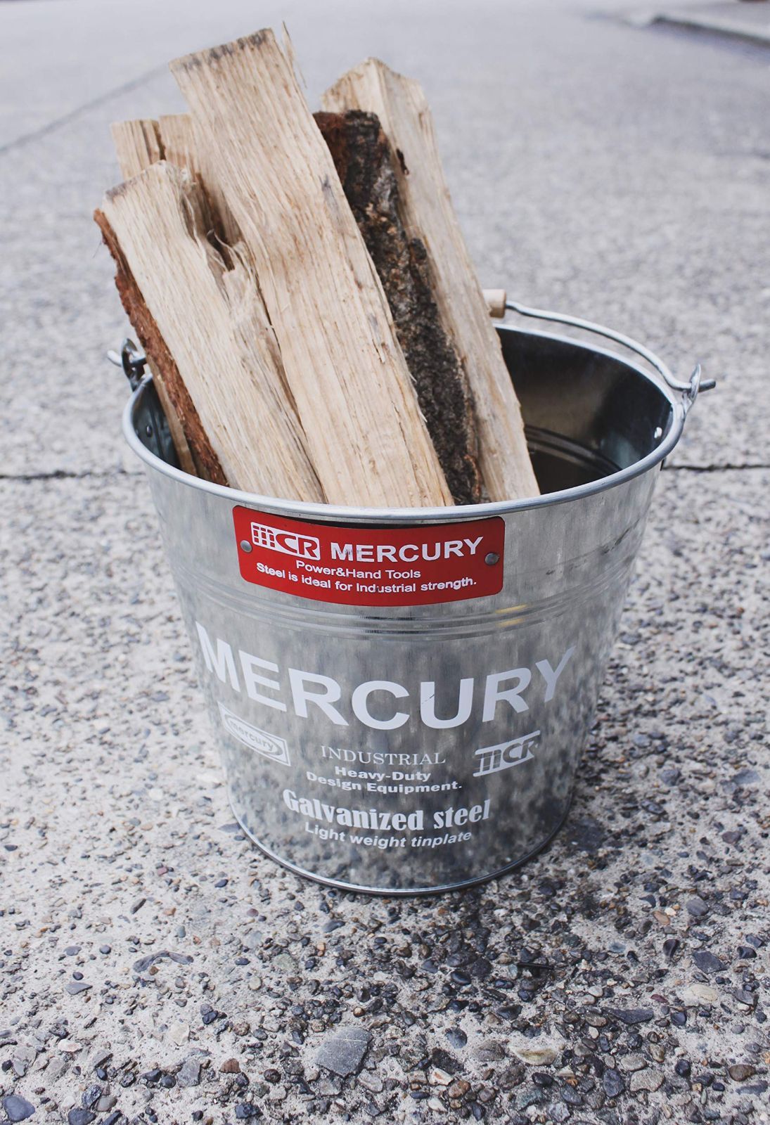 数量 スモール バケツ φ23 cm H 18 ブリキ ガルバレッド マーキュリー キーストーン