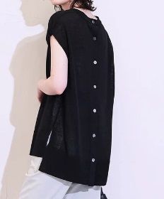 未使用タグ付きラエフ la.f.. SAFARIニットジレ ブラック ラ エフ la f SAFARIニットジレ≪手洗い可能≫ - メルカリ