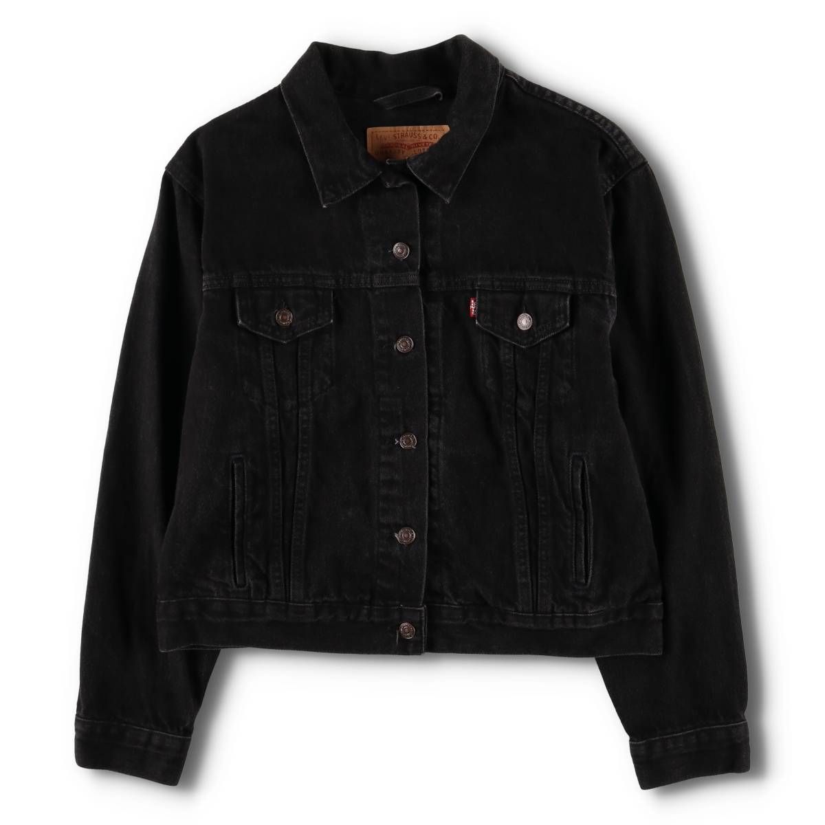古着 00年代 リーバイス Levi s 77741-7113 デニムジャケット Gジャン レディースL相当|evb031104