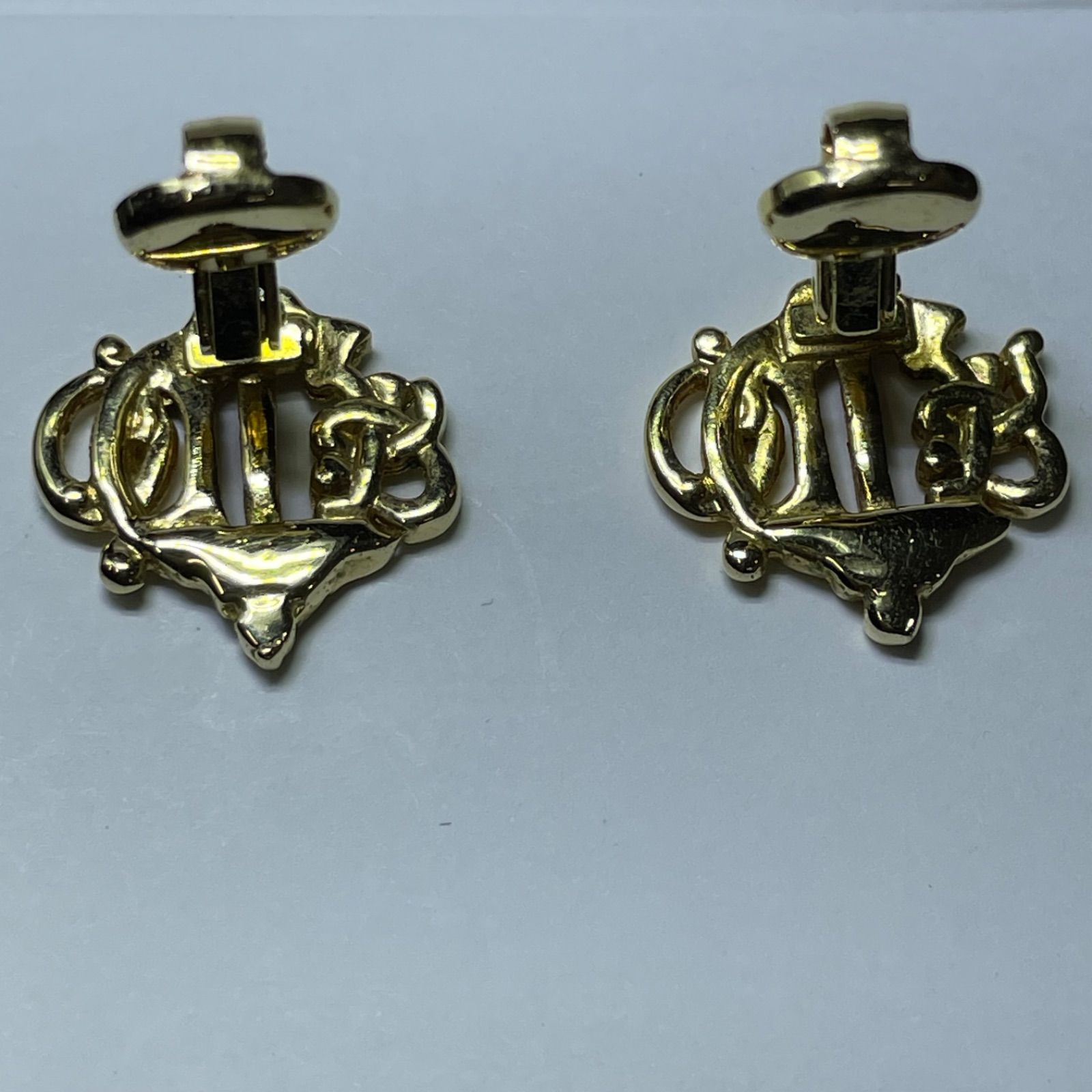 クリスチャンディオール　ネックレス　イヤリング　セット　エンブレム クリスチャンディオール ネックレス イヤリング セット