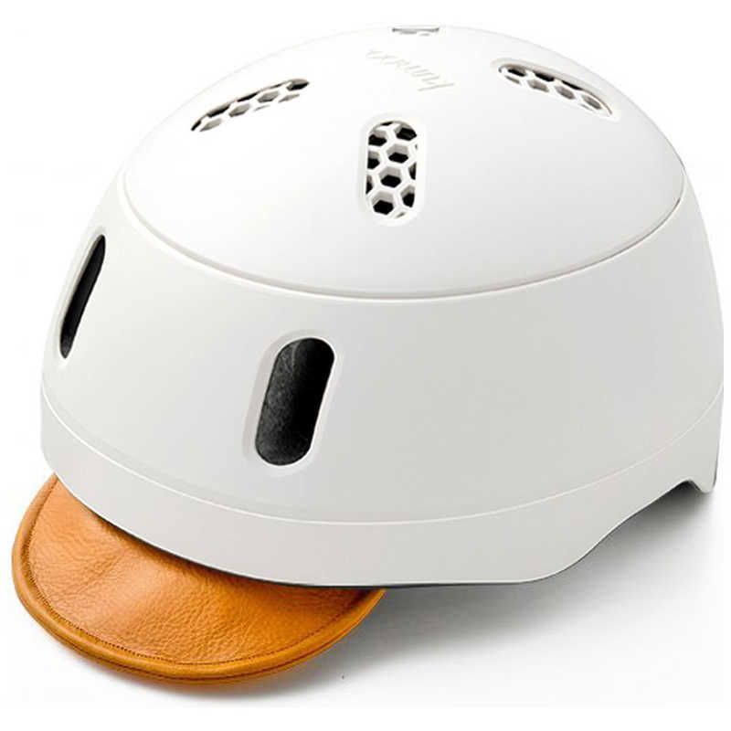 送料無料 ♥ 未開梱 クミカ工業 KS004AWH-L kumoa Leather visor White KS004AWH_L