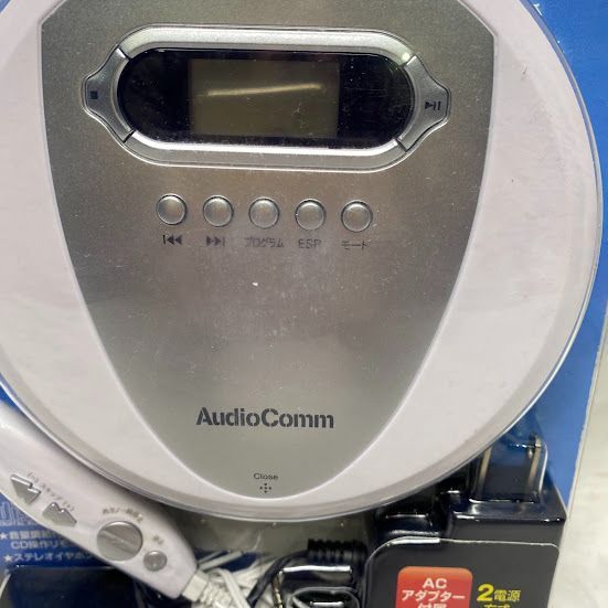 CDプレーヤー K AUDIOCOMM 型番：CDP-3866Z ポータブルCDプレーヤー - メルカリ