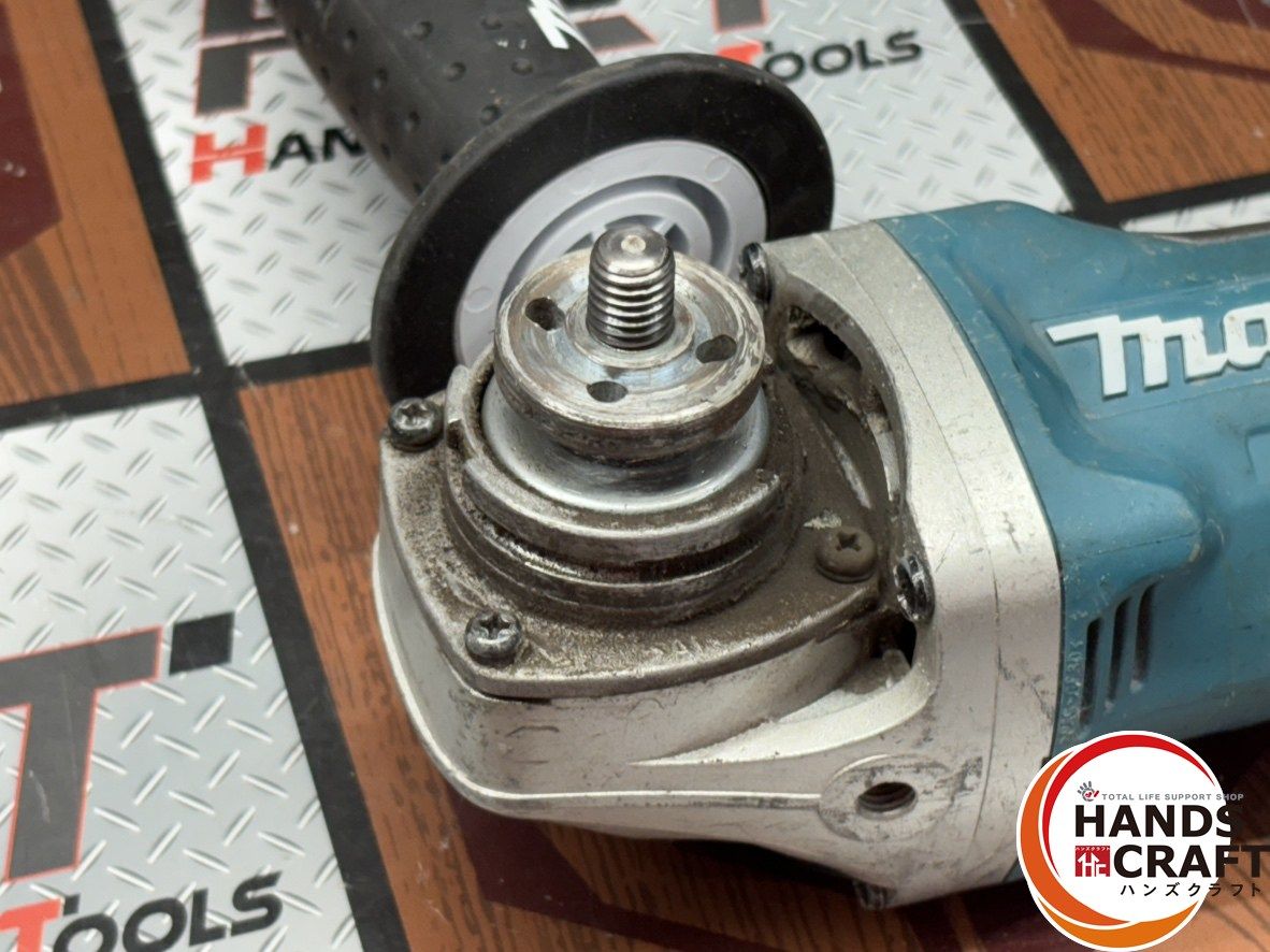 〇マキタ Makita GA412D 100mm充電式ディスクグラインダ フランジ 本体のみ ハンズクラフト佐賀