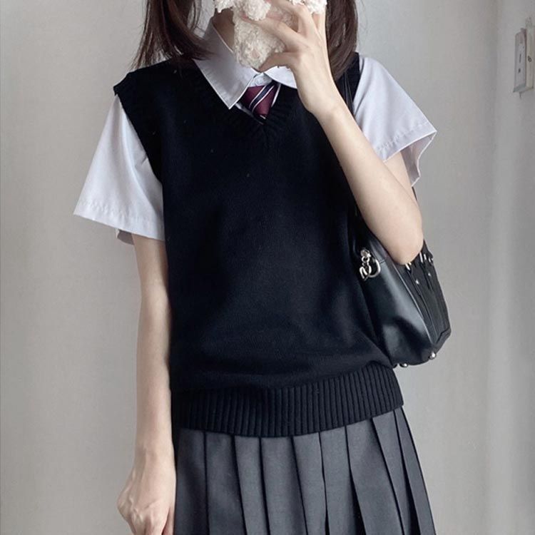 送料無料未使用 スクールベスト 女子 制服 ベスト スクール
