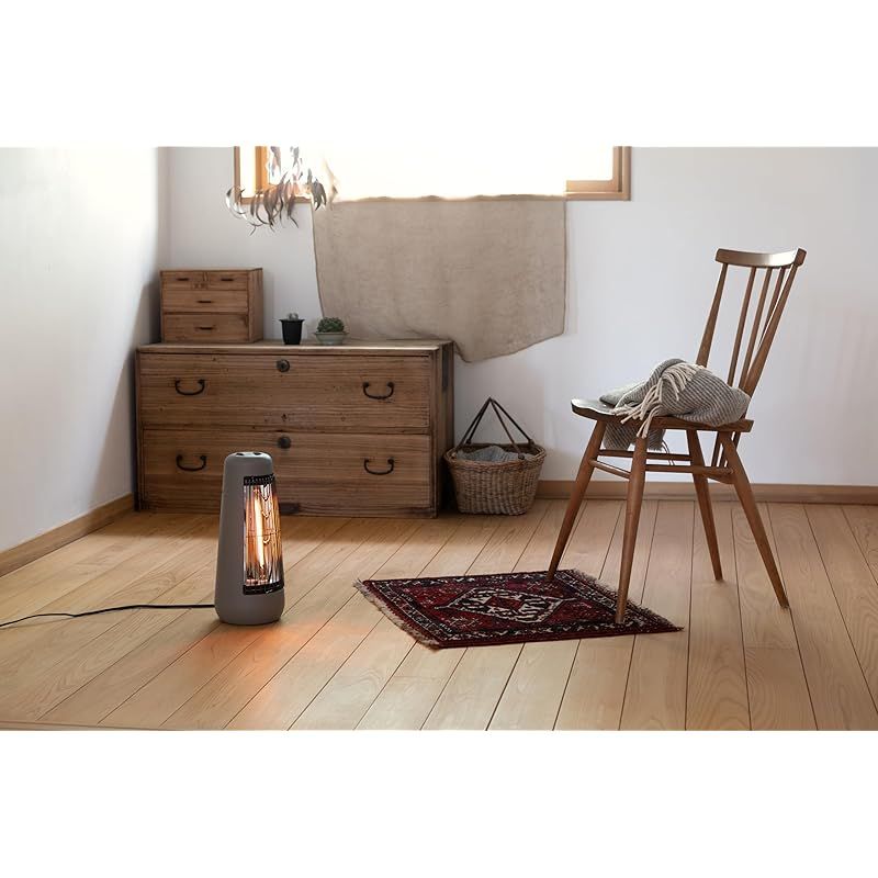 一流の素材、完璧な品質! ±0 プラスマイナスゼロ カーボンヒーター H210 XHS-H210 ブラウングレー 即暖 体の芯までじっくりあたたまる 遠赤外線 300W 自動首振り機能付 転倒防止 レトロ おしゃれ 1