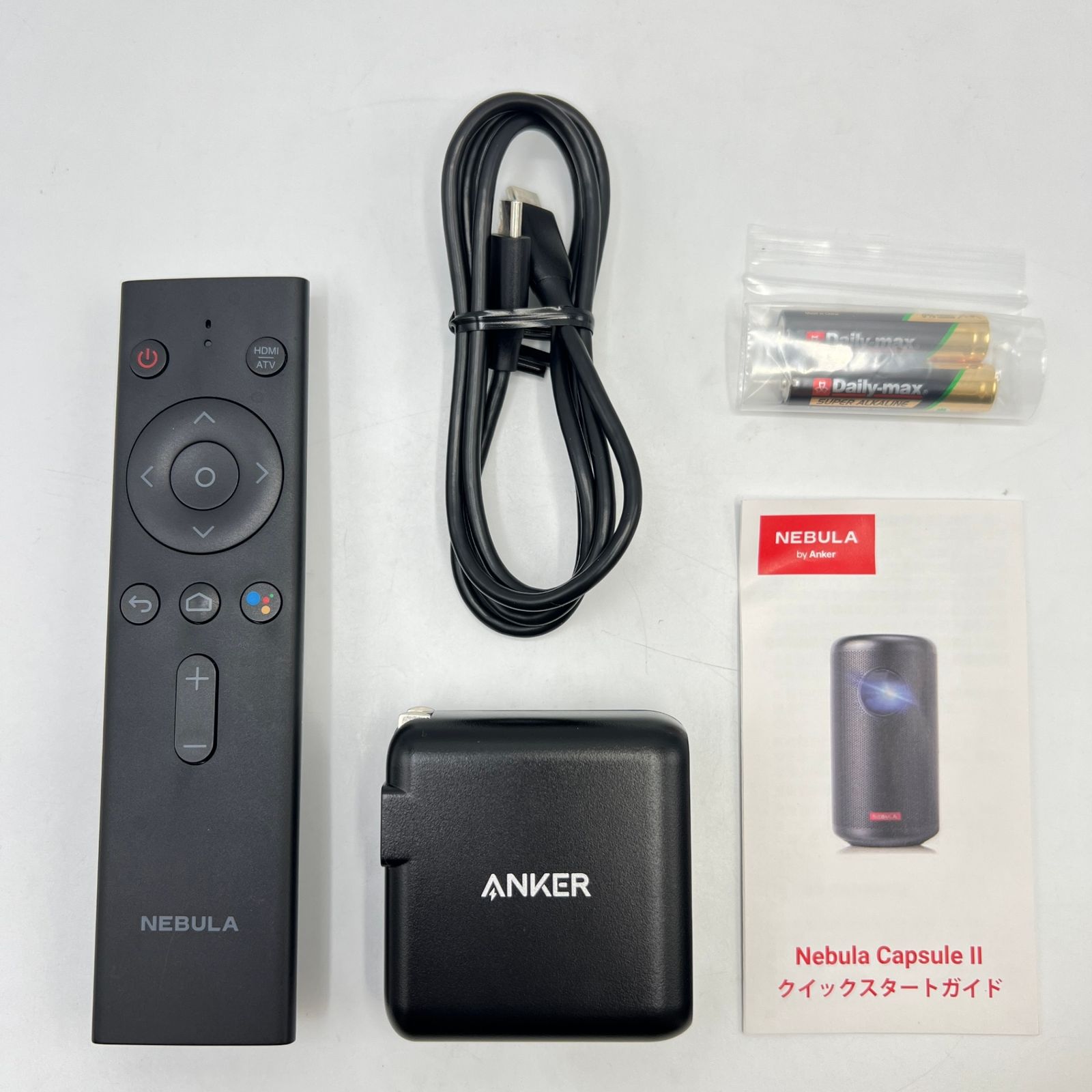 美品】ANKER Nebula Capsule II D2421N11 ブラック モバイル
