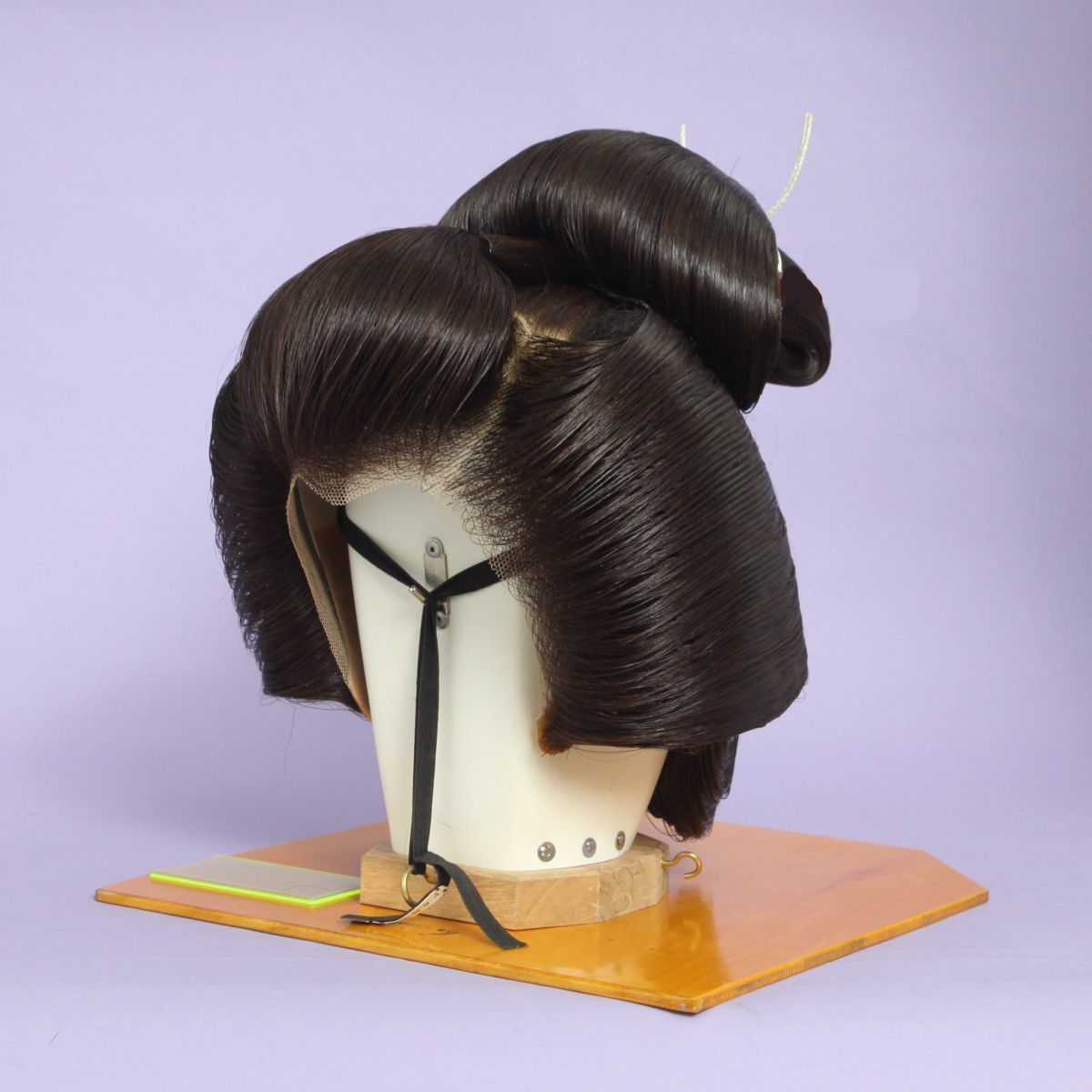 かつら　日本髪 花嫁かつら・日本髪かつら（文金高島田）明るい栗色；新古品