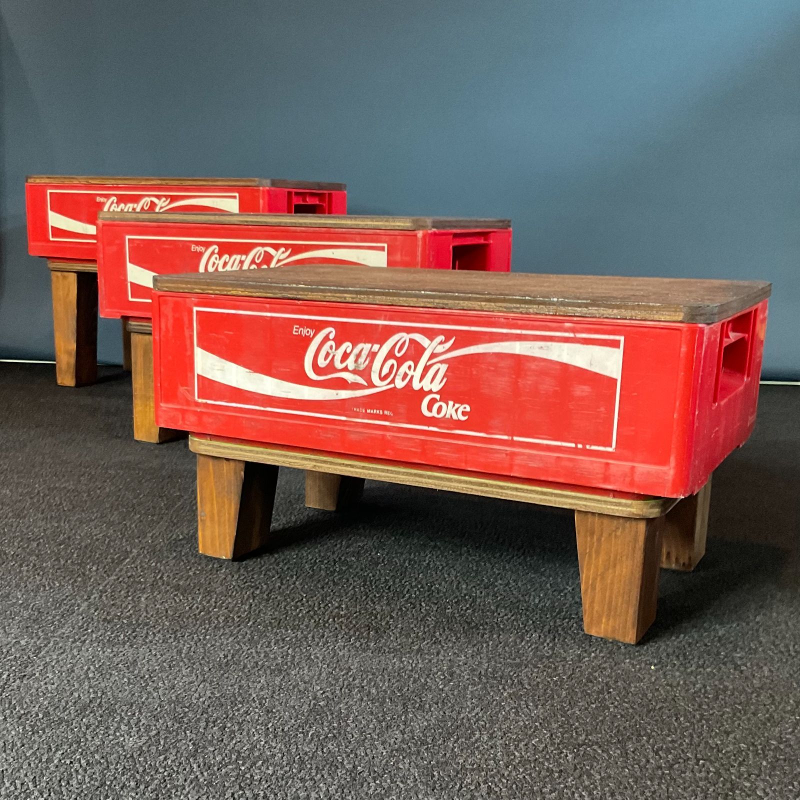 アンティークスタンド メダカ水槽 アクアリウム 赤色