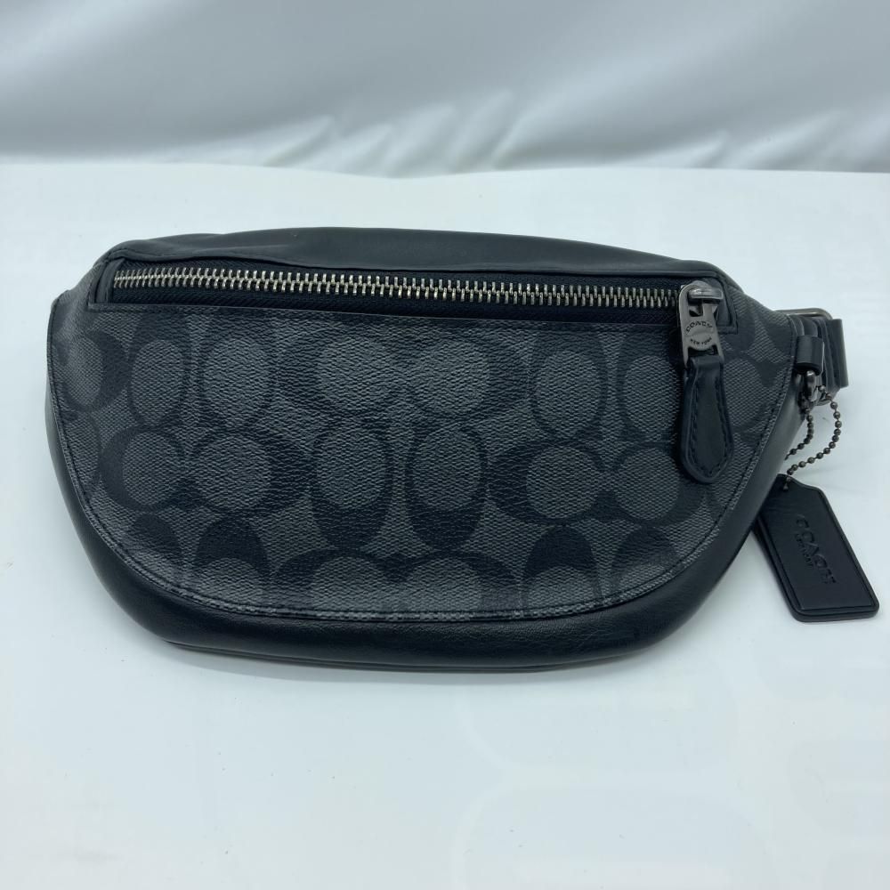 COACH シグネチャーボディバッグ ブラック F84711 19