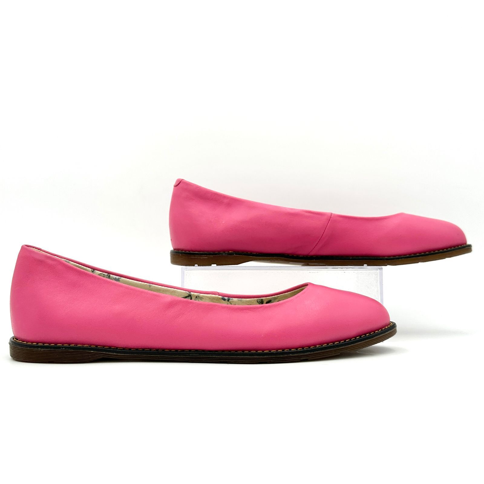 【入荷極小！新作】★新品級★ドクターマーチン MARIE フラットシューズ ピンク 1426T 高齢者向け