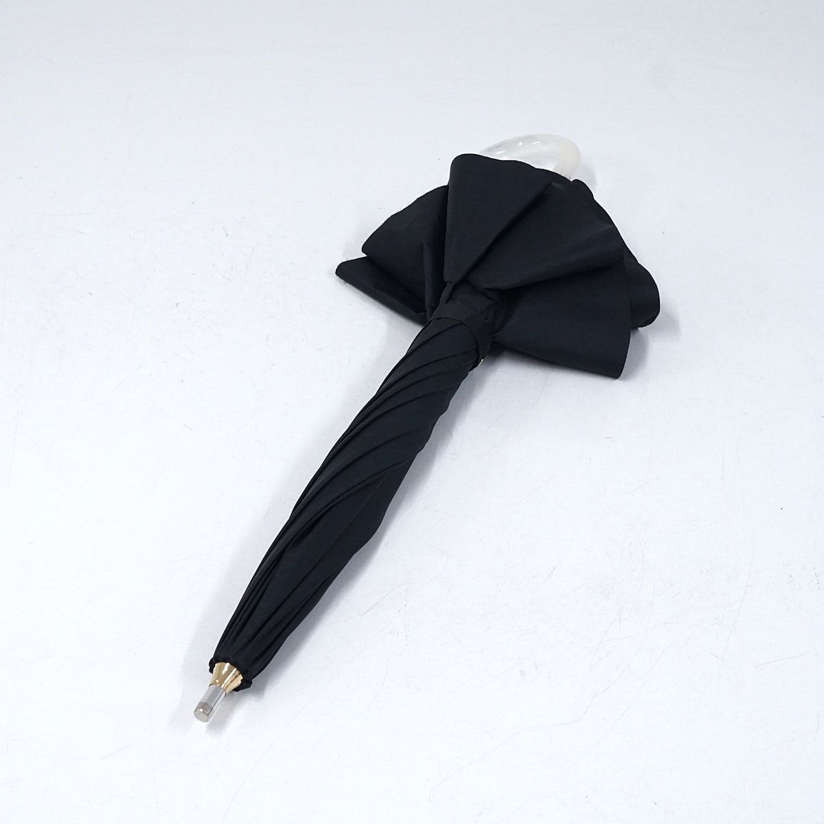 晴雨兼用日傘 LANVIN en Bleu ランバンオンブルー USED品 フレア