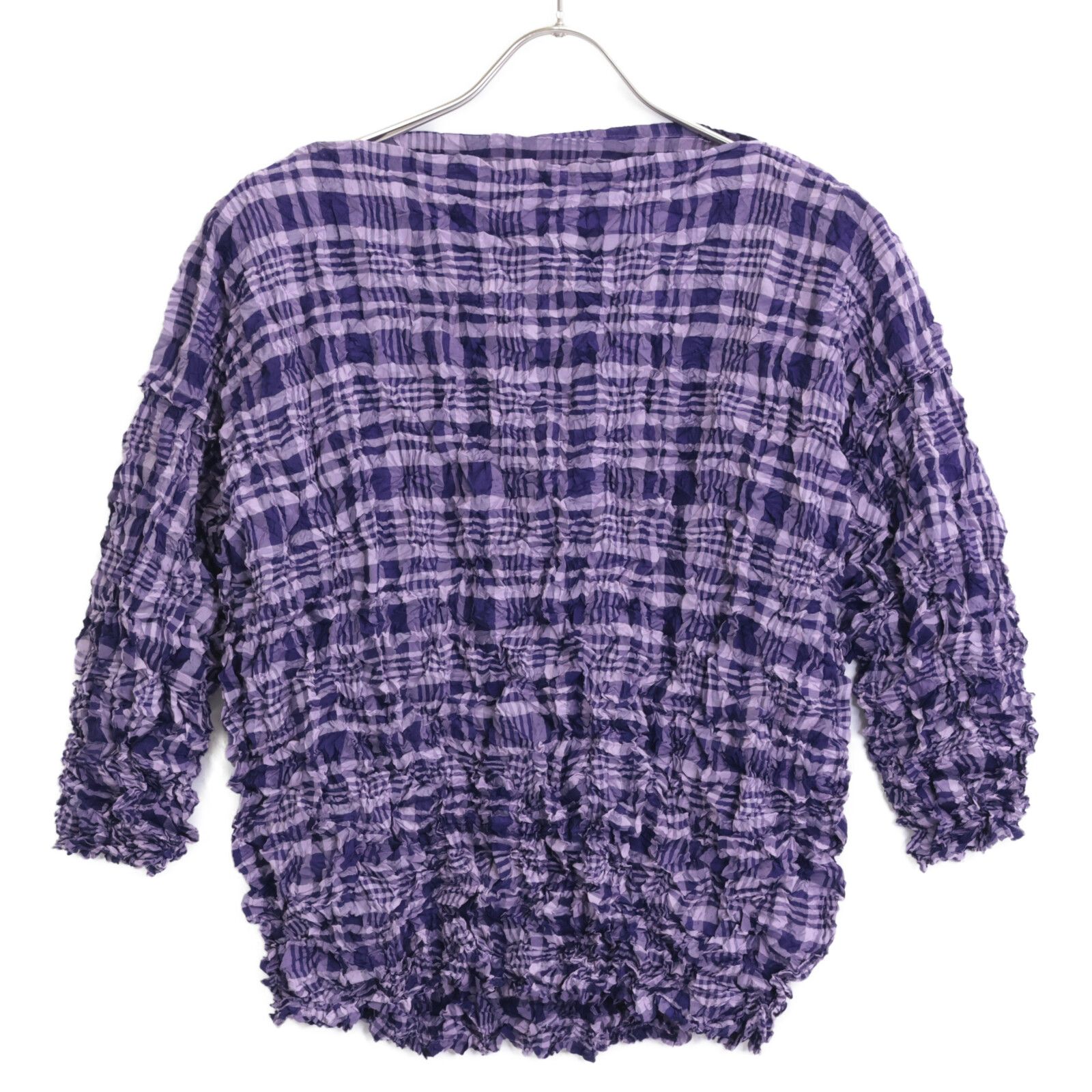 Me ミーイッセイミヤケ ﾊﾟｰﾌﾟﾙ ﾄｯﾌﾟｽ ー