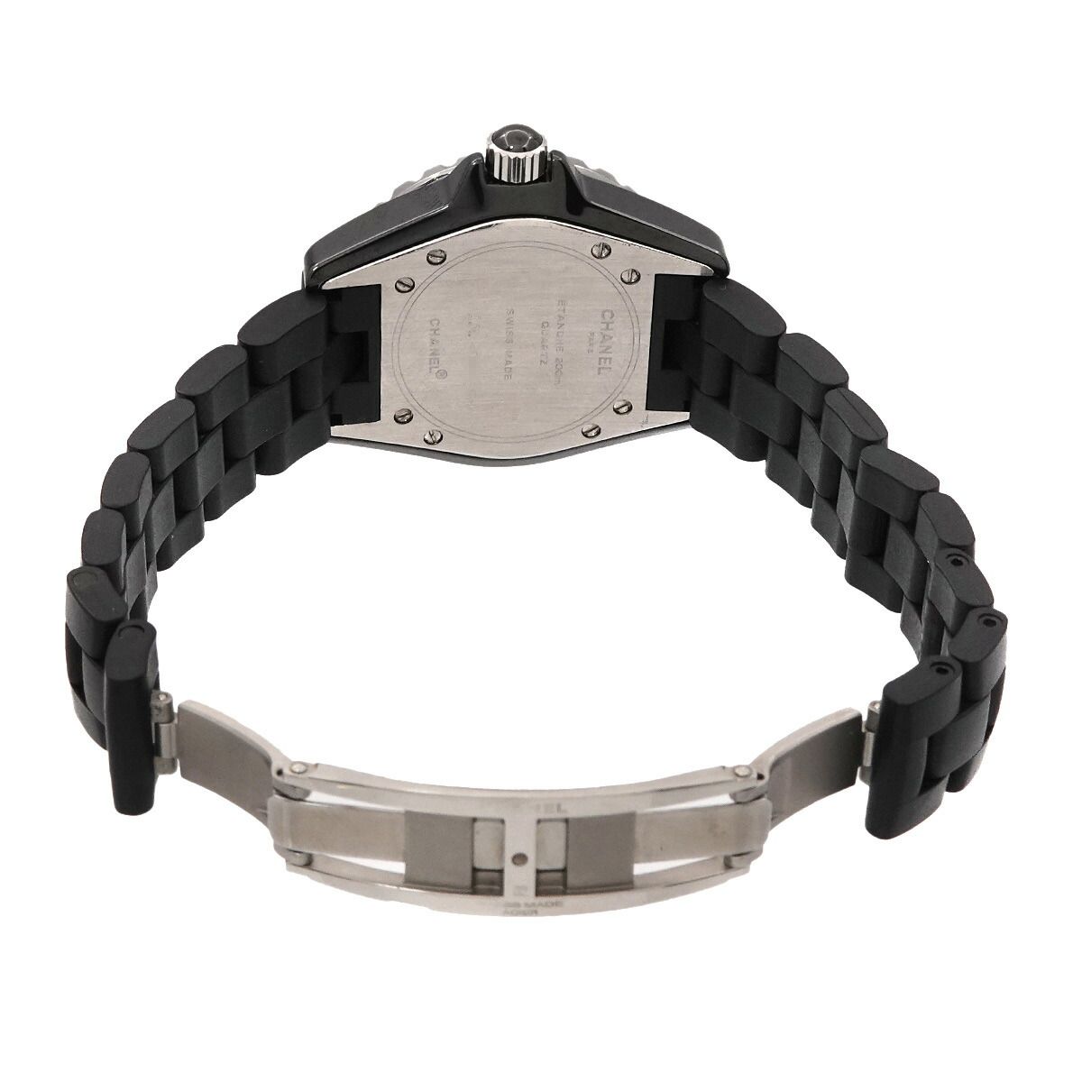 シャネル CHANEL J12 33mm H0681 レディース 腕時計 デイト ブラック