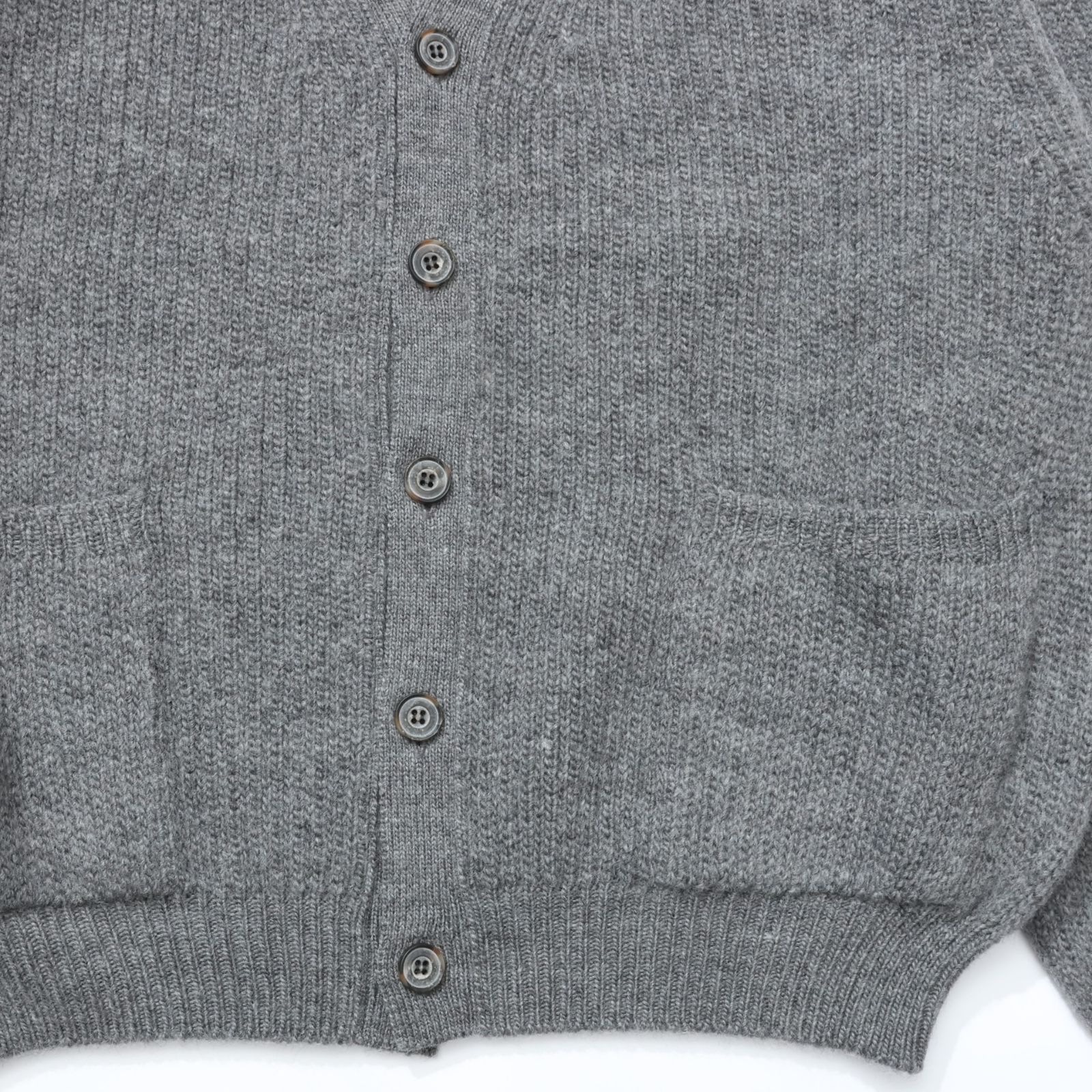 crepuscule クレプスキュール L-G Cardigan エルジー カーディガン GRAY ニット ウール ローゲージ 新品