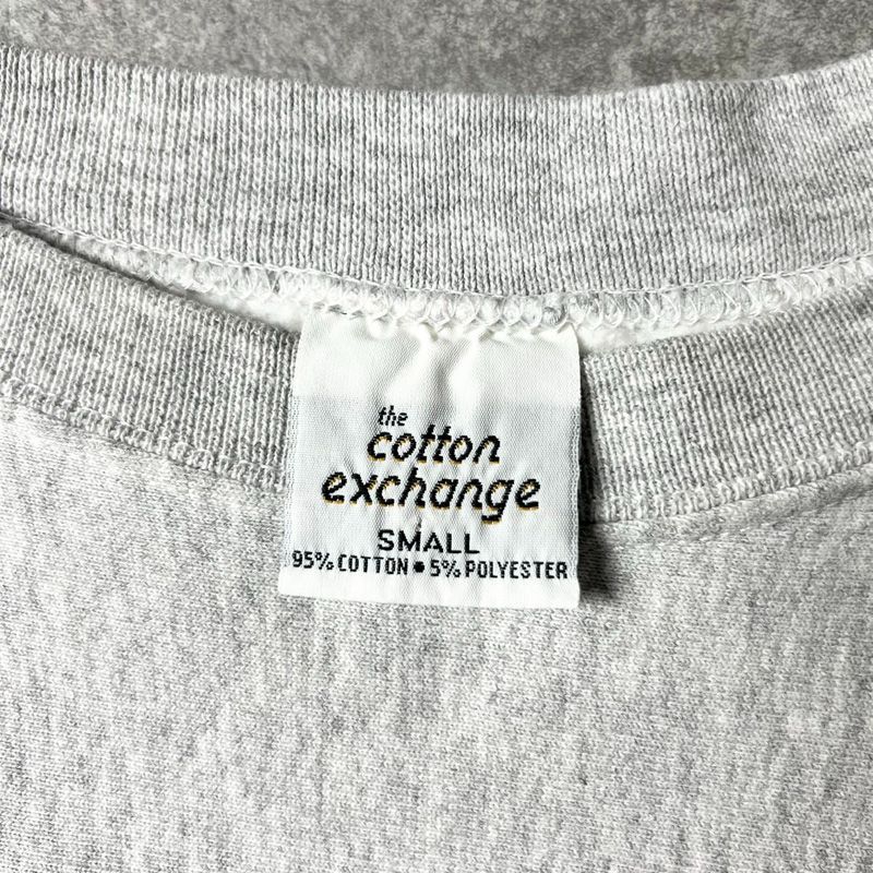 90s USA製 Cotton Exchange 3段 カレッジ プリント RWタイプ