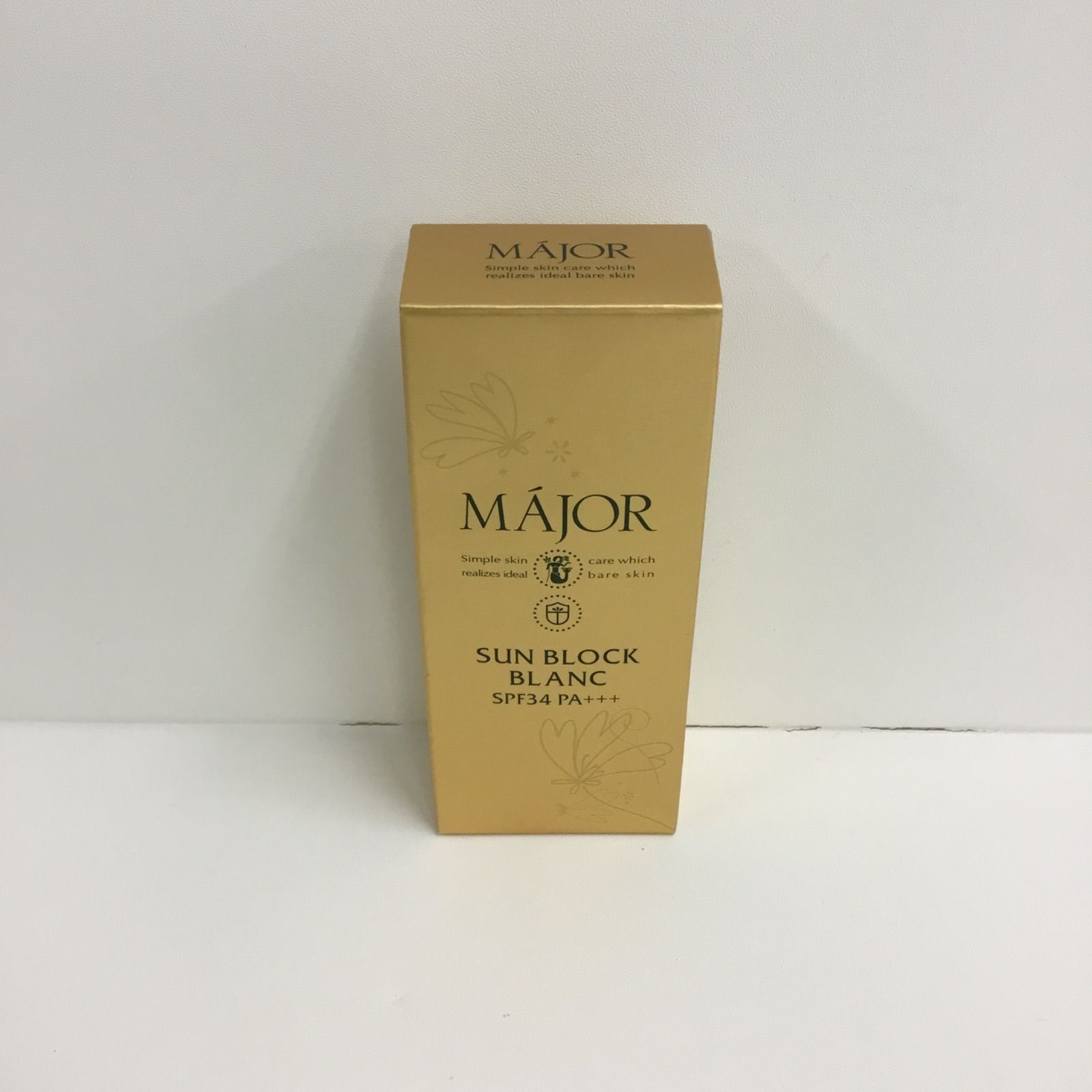 新品未使用マジョールMAJORサンブロックブラン40mlx2箱日焼け止め