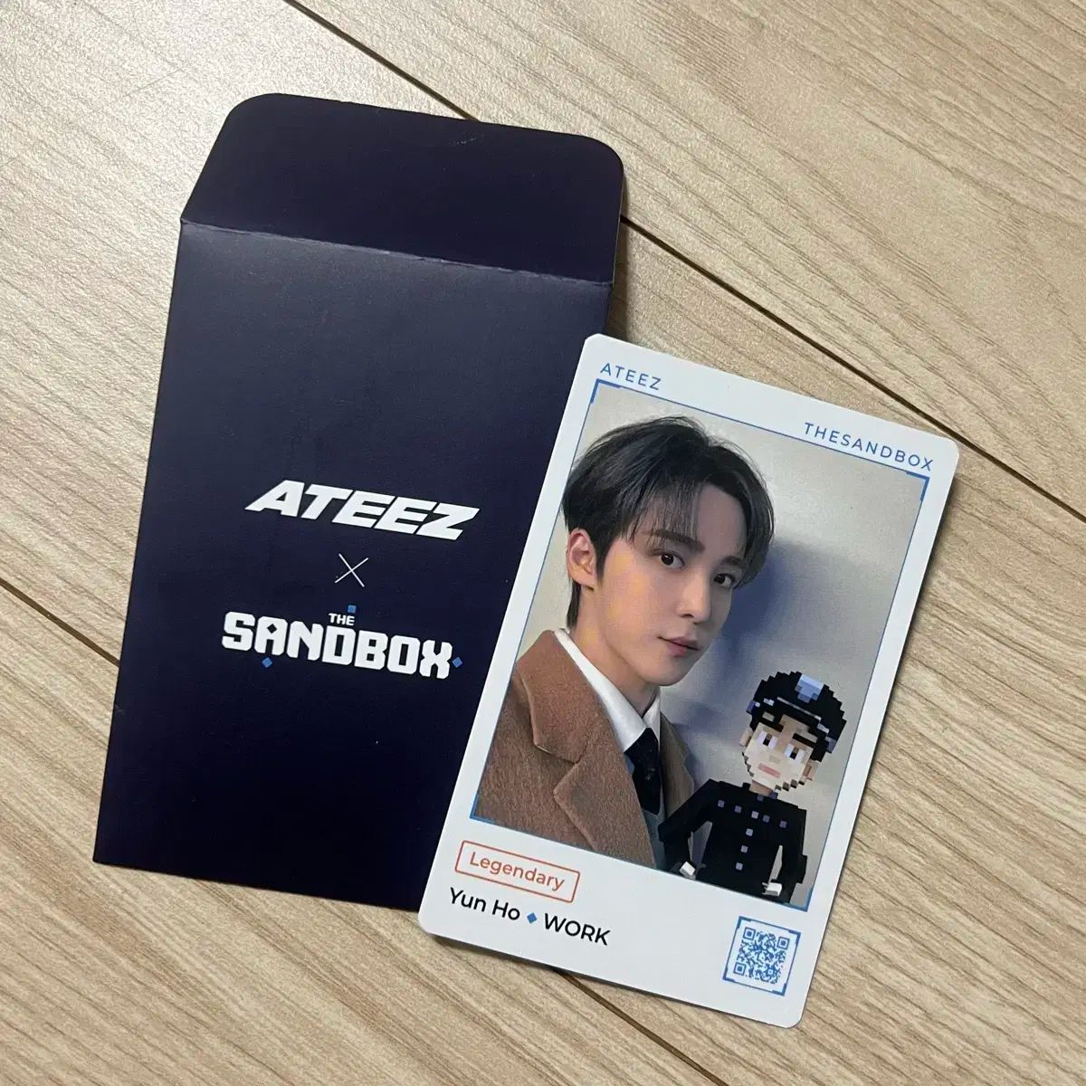 ATEEZ サウンドチェック　トレカ　サン ATEEZ(エイティーズ・アチズ) サウンドチェック フォトカード