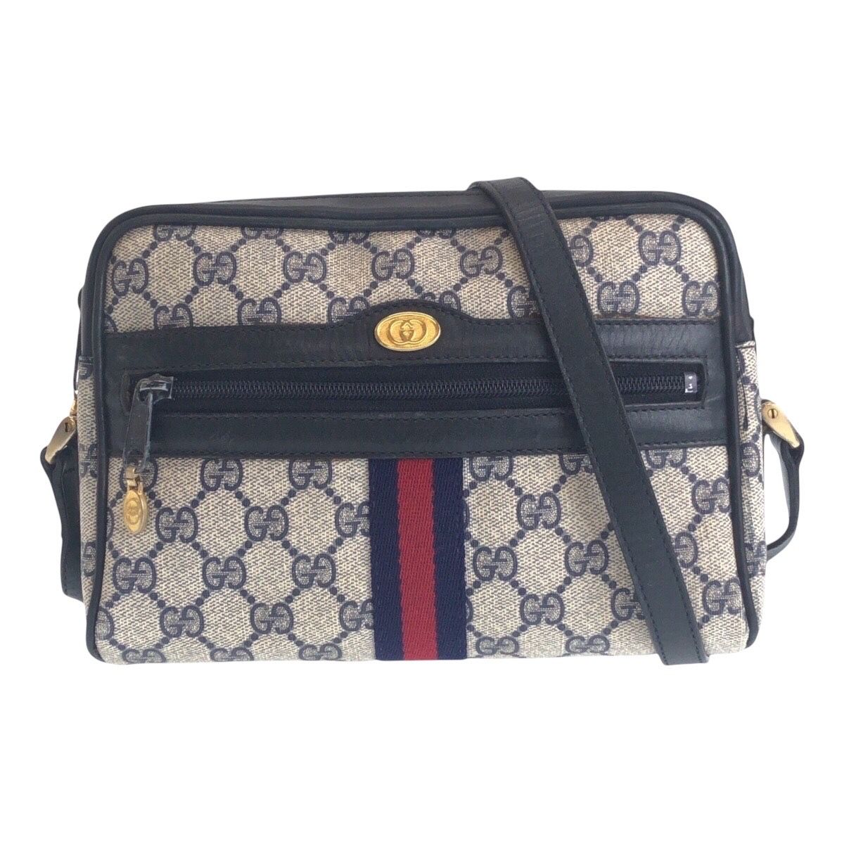 GUCCI GGスプリーム オールドグッチ ショルダーバッグ ポシェット GUCCI グッチ ヴィンテージ シェリーライン オールドグッチ GG