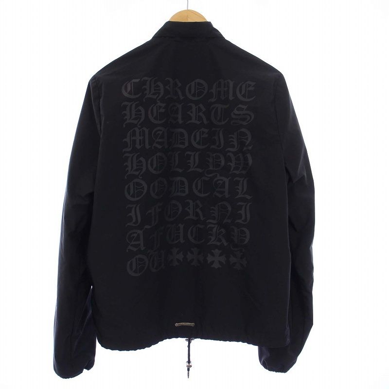 クロムハーツ CHROME HEARTS RIGGINS FBRC 英字プリントナイロンコーチ ...