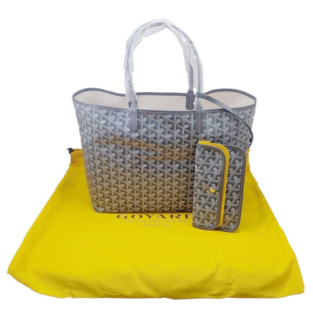 GOYARD ゴヤール サンルイPM PVC グレー トートバッグ
