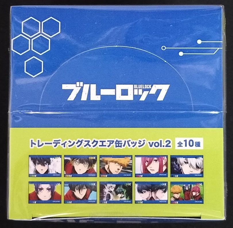ブルーロック　スクエア　缶バッジ 2BOX ブルーロック トレーディングスクエア缶バッジ VOL.2 BOX - メルカリ