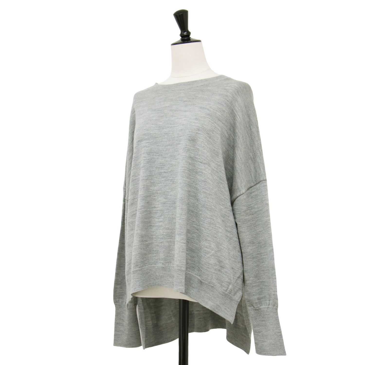 L'Appartementアパルトモン 2021 SIDE SLIT KNITサイドスリットニット【フリー】【LKNA78293】 LAppartement アパルトモン ニット グレー サイズ:FREE | 21秋冬