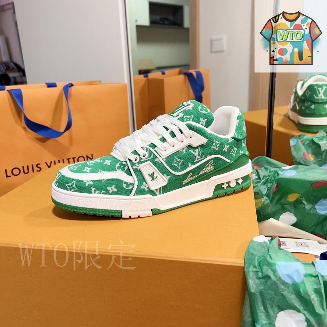 【上品でカジュアル♪】LOUIS VUITTON★スニーカー Louis Vuitton trainer カップルカジュアルスニーカー - メルカリ