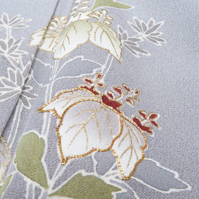 付下げ 付け下げ 訪問着 着物 中古 正絹 袷 金駒刺繍 作家物