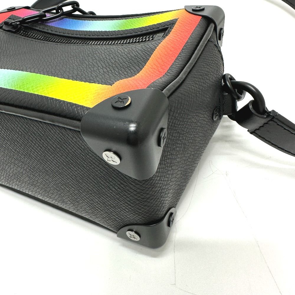 【極美品】ルイヴィトン ミニソフトトランク タイガ レインボー ショルダーバッグ 極美品】ルイヴィトン ミニソフトトランク タイガ レインボー