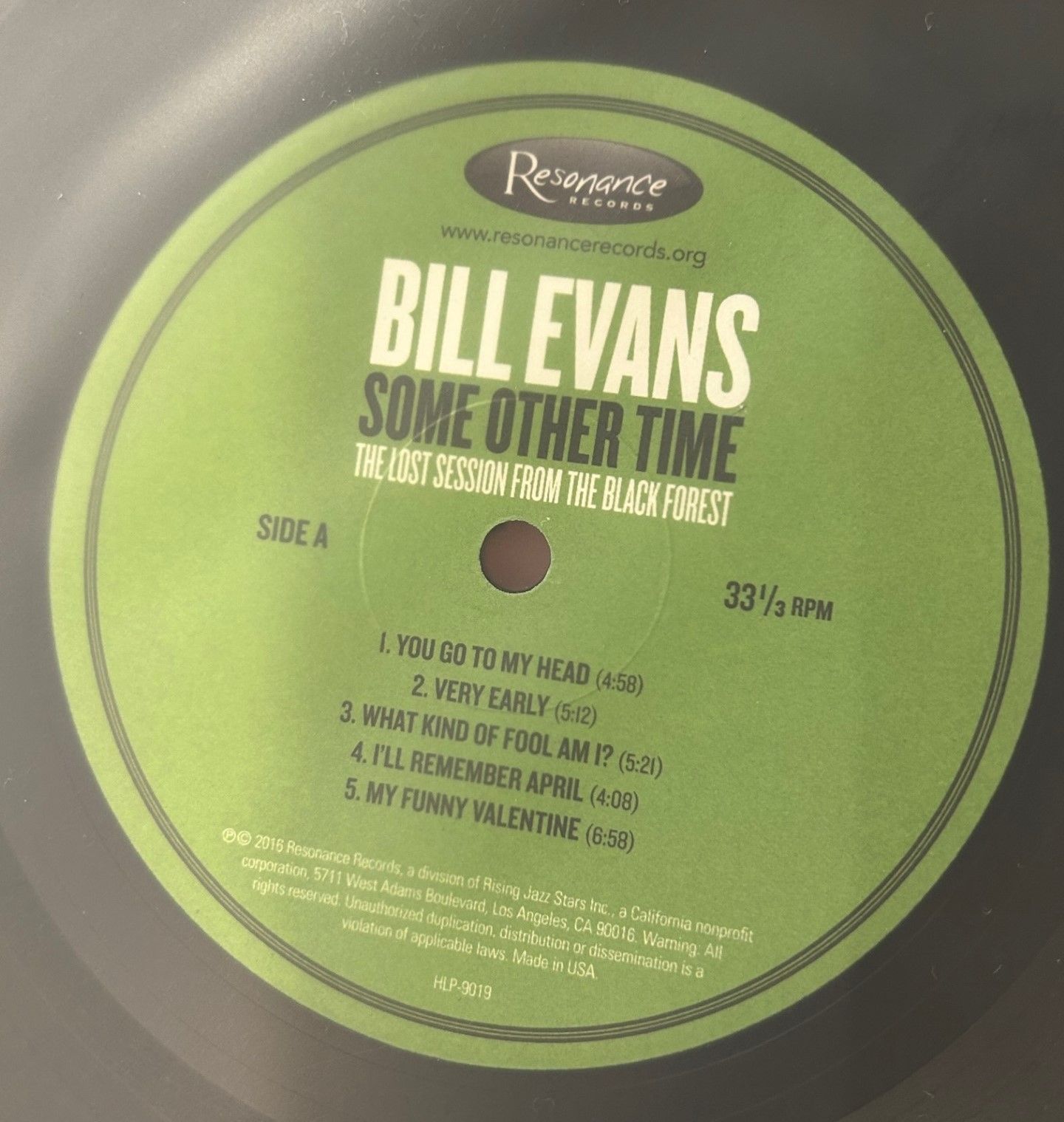USオリジナルLP盤】Bill Evans 「Some Other Time (The Lost Session 