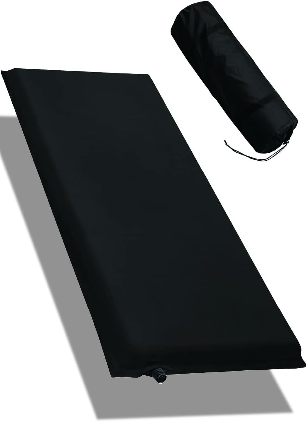 ドイツ発×欧州×インフレータブルマット ALPIDEX アルピデックス 世界8カ国で 厚 10cm 6cm 2.5cm 長さ200cm 自己膨張式 インフレータブル マット キャンプ ワイド インフレーター 10cm. Black