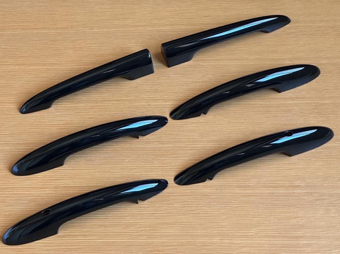 MINI F54 クラブマン用 ピアノブラック ドアハンドルカバー 6個セット