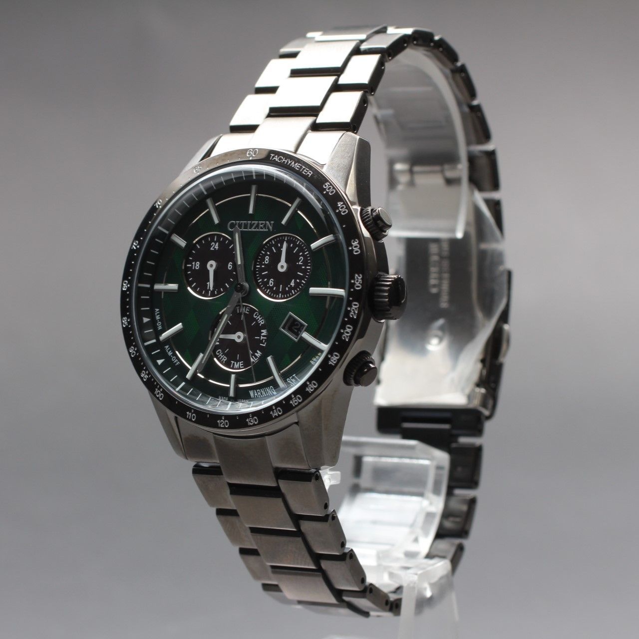 美品】CITIZEN シチズン E820-A12HF01 エコドライブ クロノ