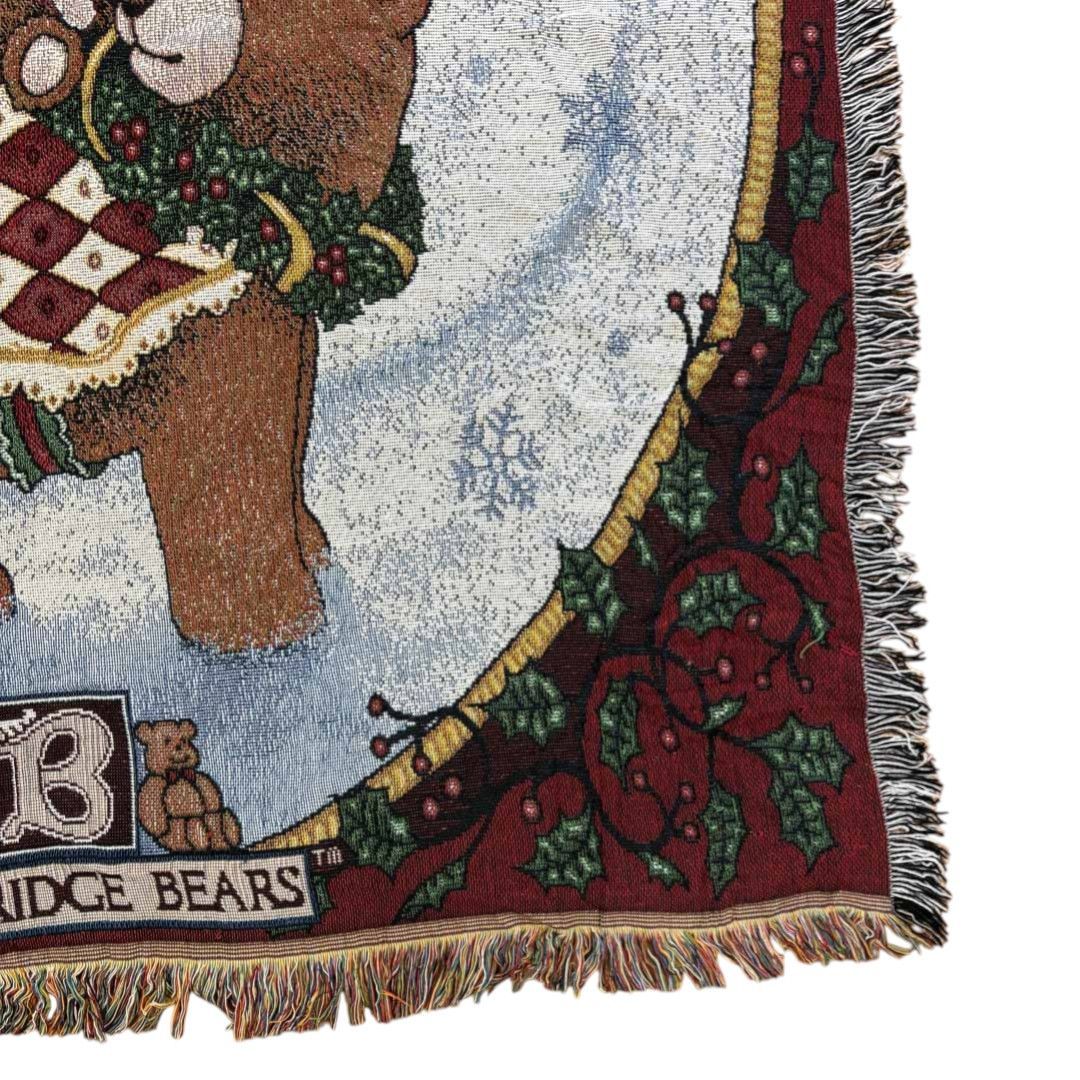 VINTAGE - vintageラグ カーペット NHL メイプルリーフス 1132 vintageラグ カーペット USA製 テディベア クリスマス 1966