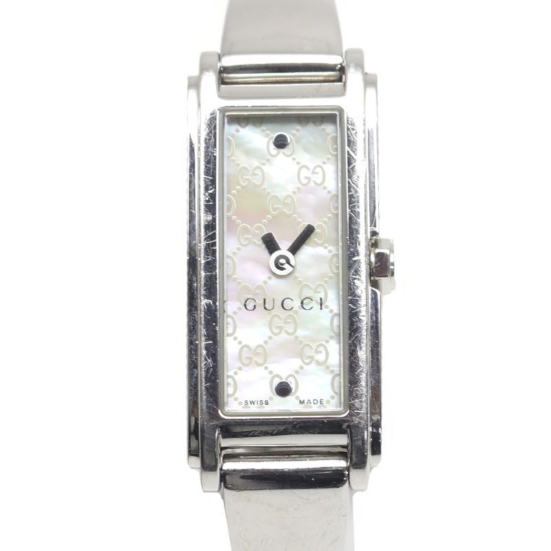 専用Gucci バングルウォッチ 美品 グッチ GUCCI バングルウォッチ 109 クォーツ シェル文字盤