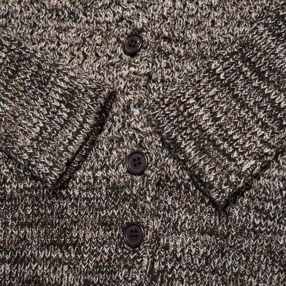 フローのある PRADA プラダ カーディガン サイズ38 ウール × カシミヤ クルーネック ニット イタリア製 ブランド古着 20251009|RA6260