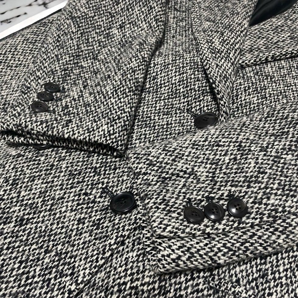 23区 Moessmer NEPYARN TWEED ダブルブレストコート44