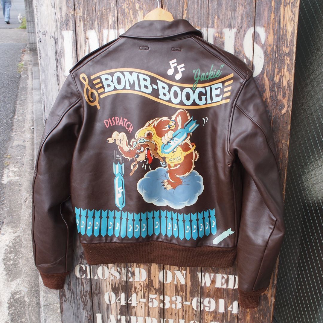 38 リアルマッコイズ ラフウェア実名復刻 A-2 フライトジャケット