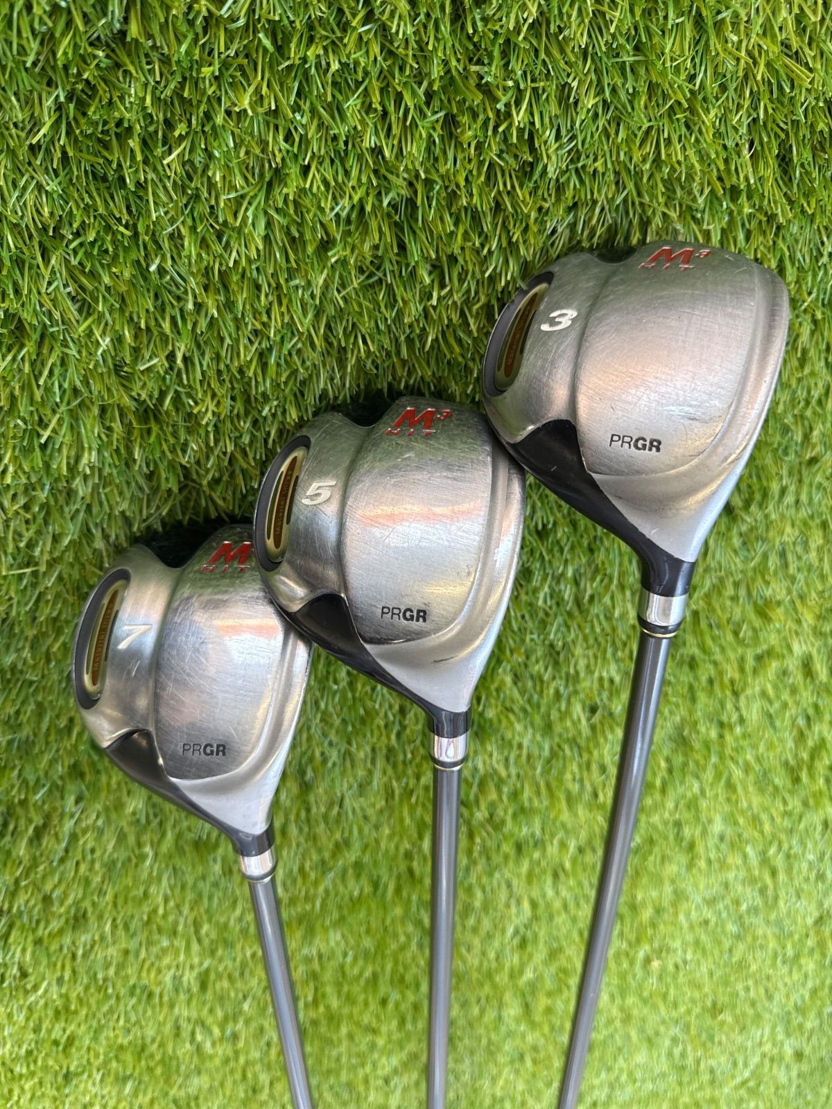 期間限定割引！  プロギア M3 HITフェアウェイウッド セット PRGR プロギア M3 HIT フェアウェイウッド 5/7/9 3本セット M-30 ※持ち帰り