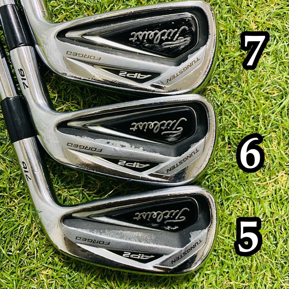 良品】タイトリスト AP2 716 FORGED メンズアイアンセット 6本S