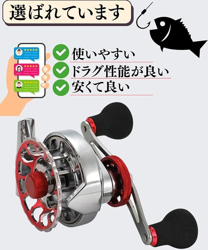 重利作インスプールタイプオリジナルカスタムリール チヌ 黒鯛